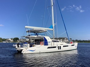 ALESHA D 1 back side view of catamaran