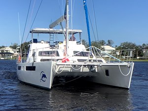 ALESHA D 5 front view of catamaran