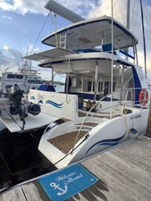 ALESHA D 7 stern on dockside 