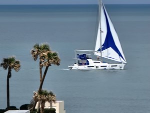 ALESHA D 8 long view of catamaran