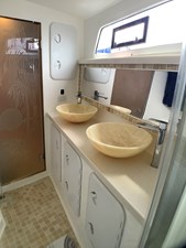 ALESHA D 65 bathroom sinks with storage underneath