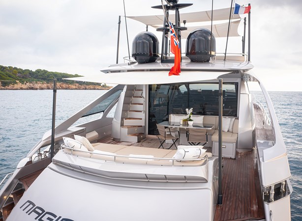 2021 Pershing 9X - Magic of Ayr - Aft Cockpit