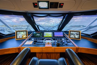 CHINA TIME 44 Enclosed Flybridge Helm