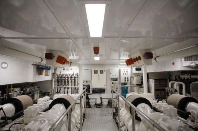 engine room riva MTU