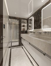 LAZZARA 100 UHV 10 Master Stateroom Bath