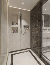 LAZZARA 100 UHV 11 Master Stateroom Shower