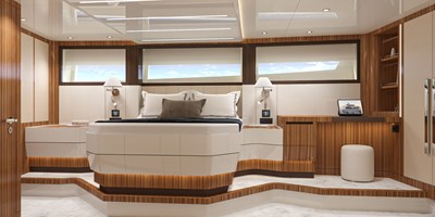 LAZZARA 100 UHV 14 Lower Deck Double Guest Stateroom Forward