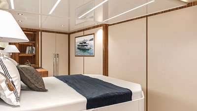 LAZZARA 100 UHV 16 Lower Deck Double Guest Stateroom Forward