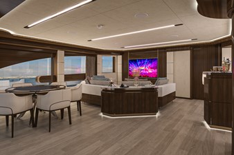 LAZZARA 100 UHV 31 Skylounge  Looking Forward To Port