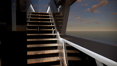 LAZZARA 100 UHV 36 Stairs To Bridge Deck