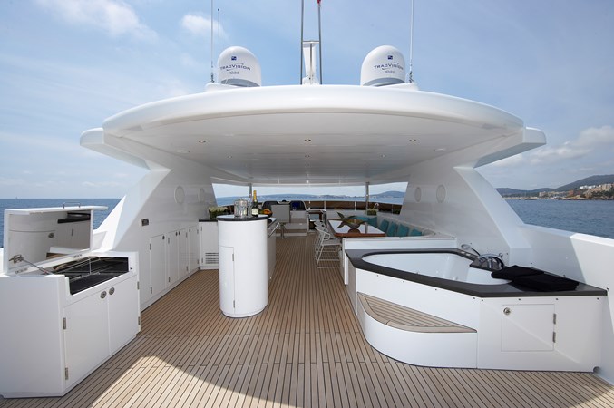 Flybridge looking forward