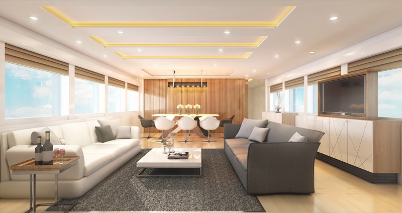 Salon rendering of next launch