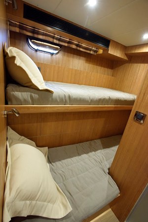 Crew cabin aft to starboard