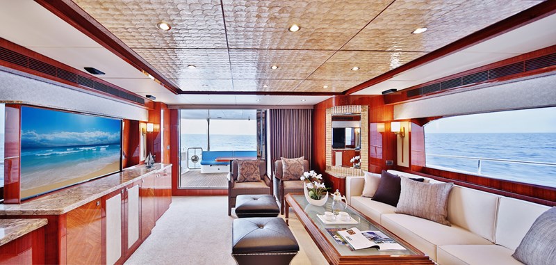 Salon looking aft  