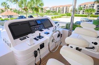 RISK TAKER 39 Flybridge Helm