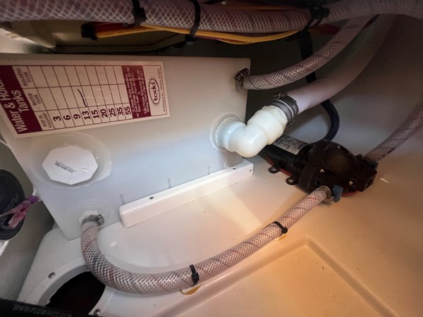 Port Water Tank uner sit cushions