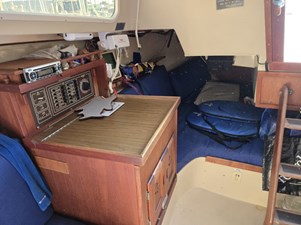 DIABLITO 8 C30 nav station and rear berth