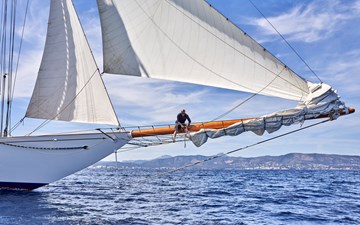 ELENA OF LONDON 7 ELENA OF LONDON 2009 FACTORIA NAVAL DE MARIN Herreshoff A Class Racing Schooner Vintage Yacht MLS #442765 7