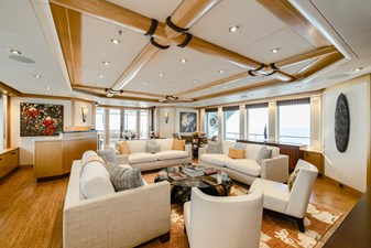 Main Salon Looking Aft To Port