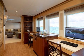 Main Deck Media Room Starboard Side