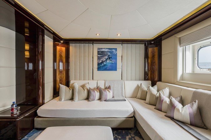 Lower Deck Twin configured as lounge of VIP suite