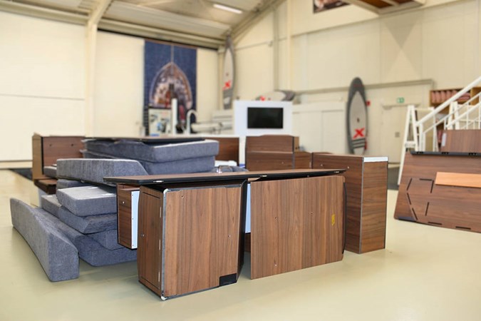 XR 41 Race Interior ready for storage