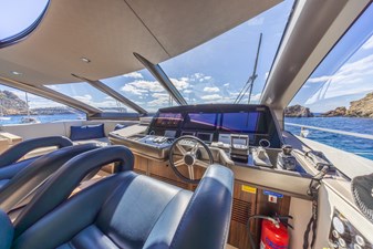 PASHBAR 25 Sunseeker 76 Yacht interior helm
