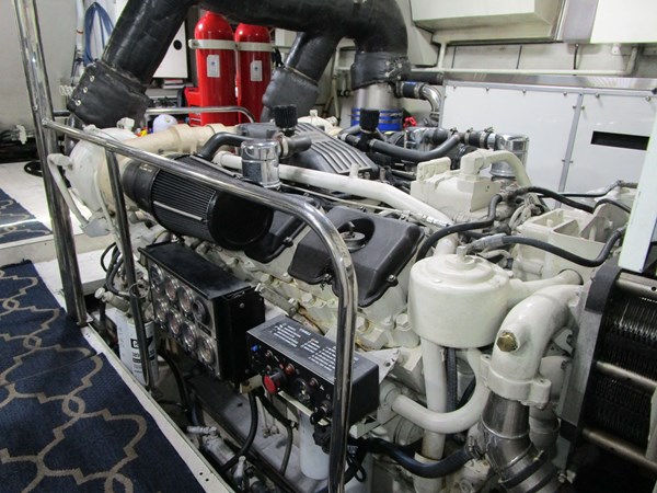 Port Engine from Forward   