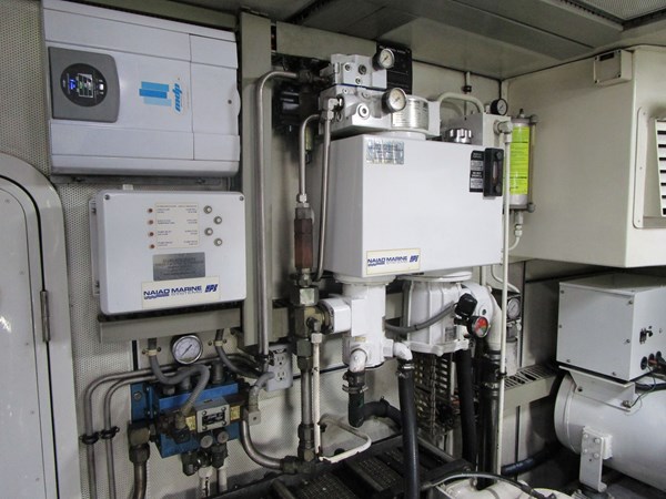 Forward of Stbd. Engine    