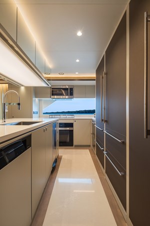 Horizon FD90 Hull 34 open galley.