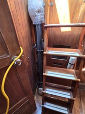 KAILANI 33 New mainsheet track waiting to be installed