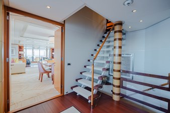 SHARKFINN 13 Stairwell, main deck to bridge deck