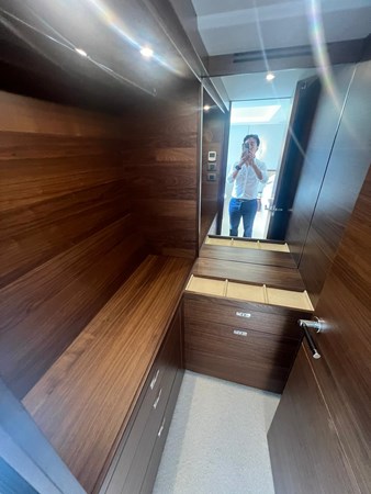 Princess Y95 Owner Cabin Wardrobe