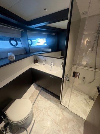 Princess Y95  Lower Deck Forward Cabin Restroom