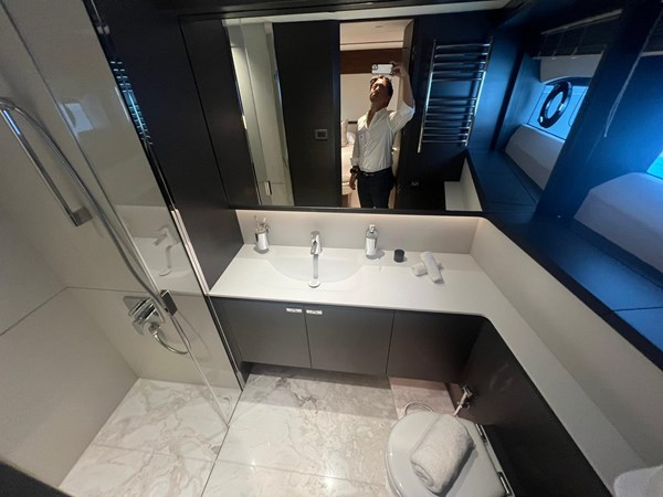 Princess Y95  Starboard Cabin Restroom