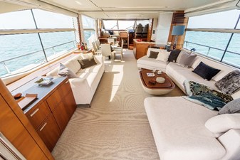 Charles 11 Princess 75MY (Charles) - Main Deck Saloon