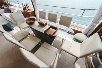 Charles 17 Princess 75MY (Charles) - Main Deck Dining Area