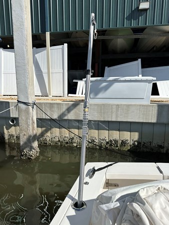 LUNA, 2013 Hunt Yachts Harrier 36: Awning Pole Carbon Fibre Adjustable