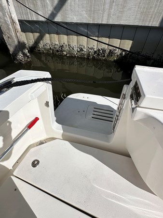 LUNA, 2013 Hunt Yachts Harrier 36: Transom Door