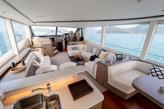 La Mer 49 49.  Princess Y72 2023 (La Mer) -  Main Deck
