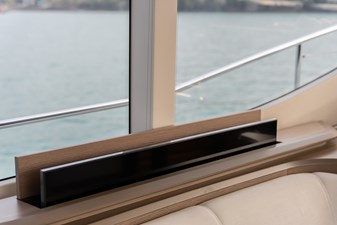 La Mer 56 56.  Princess Y72 2023 (La Mer) - Main Deck TV