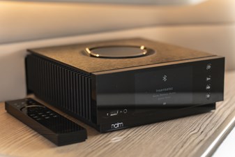 La Mer 73 73.  Princess Y72 2023 (La Mer) - Main Deck Saloon Naim Audio