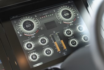 La Mer 74 74.  Princess Y72 2023 (La Mer) - Main Deck Helm