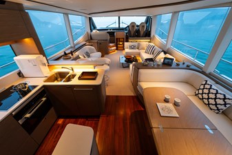 La Mer 83 83.  Princess Y72 2023 (La Mer) - Main Deck
