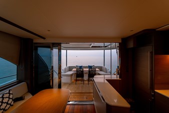 La Mer 84 84.  Princess Y72 2023 (La Mer) - Main Deck