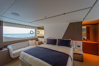 La Mer 98 98.  Princess Y72 2023 (La Mer) - Lower Deck Master Cabin