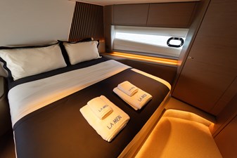 La Mer 124 124.  Princess Y72 2023 (La Mer) -  Lower Deck Forward Cabin 