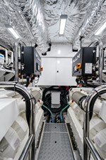 La Mer 159 159.  Princess Y72 2023 (La Mer) - Engine Room