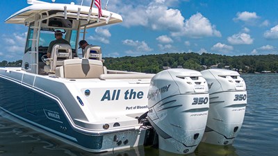 ALL THE RAGE 41 Twin outboard engines