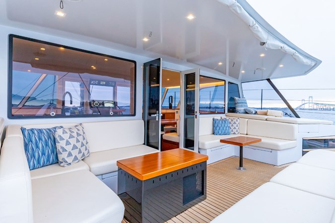 MOONWAVE, 2012 Gunboat 60: Aft Deck 1